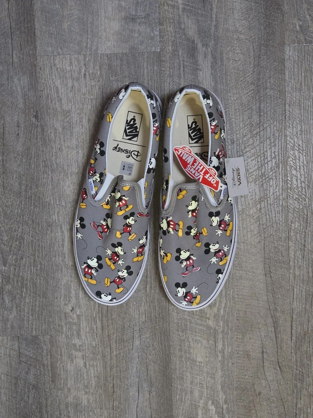Vans x Disney Mickey Mouse Classic Slip-On - Gray/Multicolor